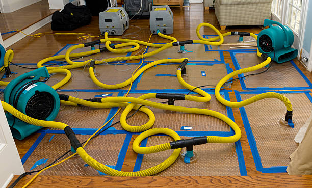 Professional Burst Pipe Water Damage technician working in Stewartsville, NJ